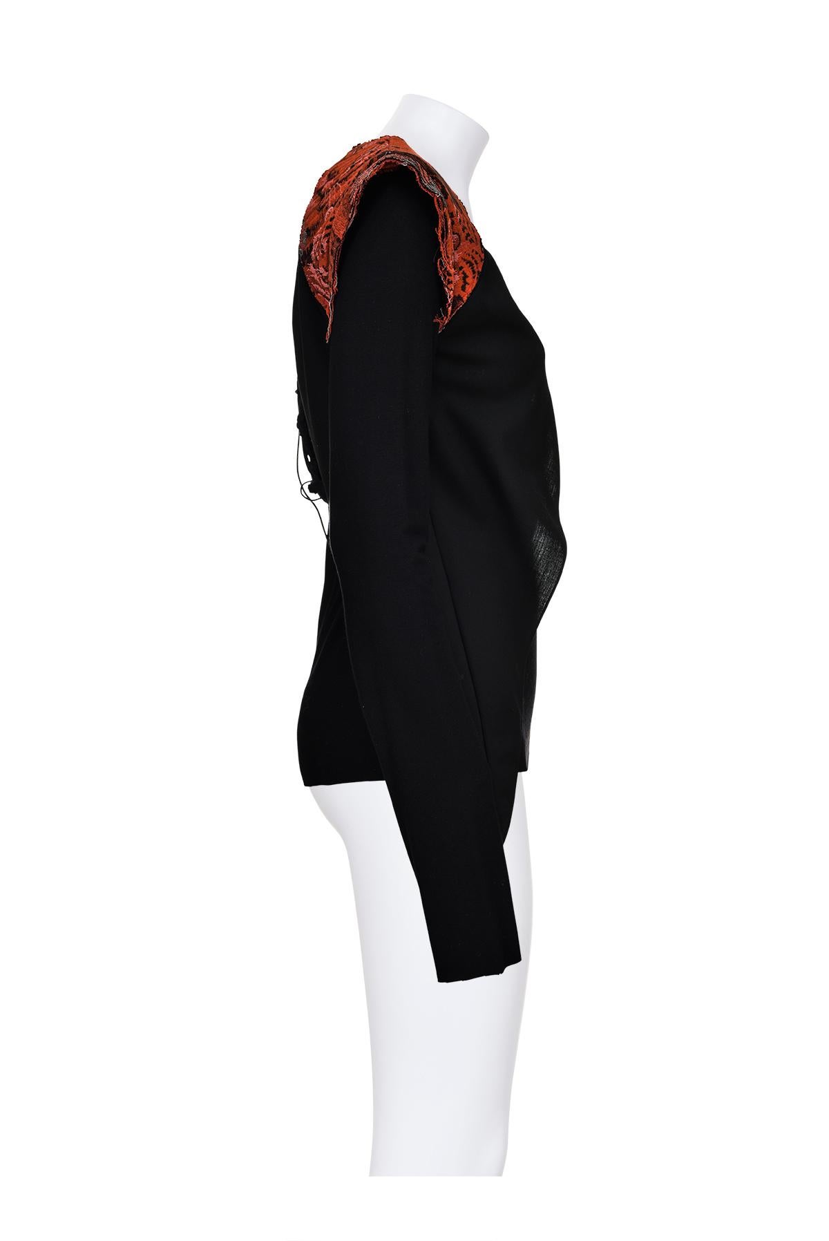 BALENCIAGA BY NICOLAS GHESQUIÈRE FW 00 Camiseta de manga larga rara en Excelente estado para la venta en Milano, MILANO