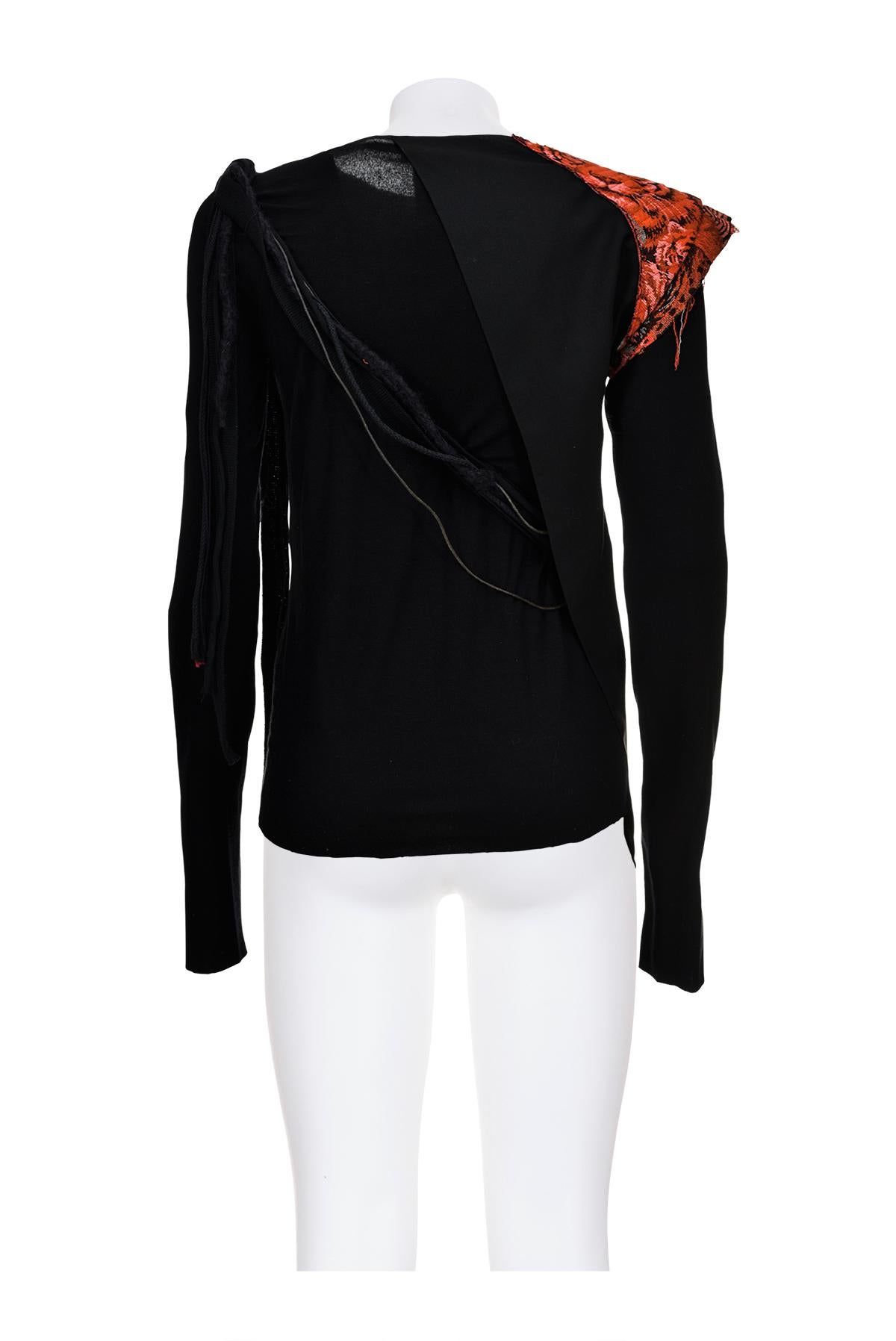 Femenino o masculino BALENCIAGA BY NICOLAS GHESQUIÈRE FW 00 Camiseta de manga larga rara en venta