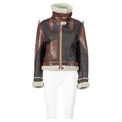 BALENCIAGA BY NICOLAS GHESQUIÈRE FW 03 Iconic and rare shearling aviator jacket