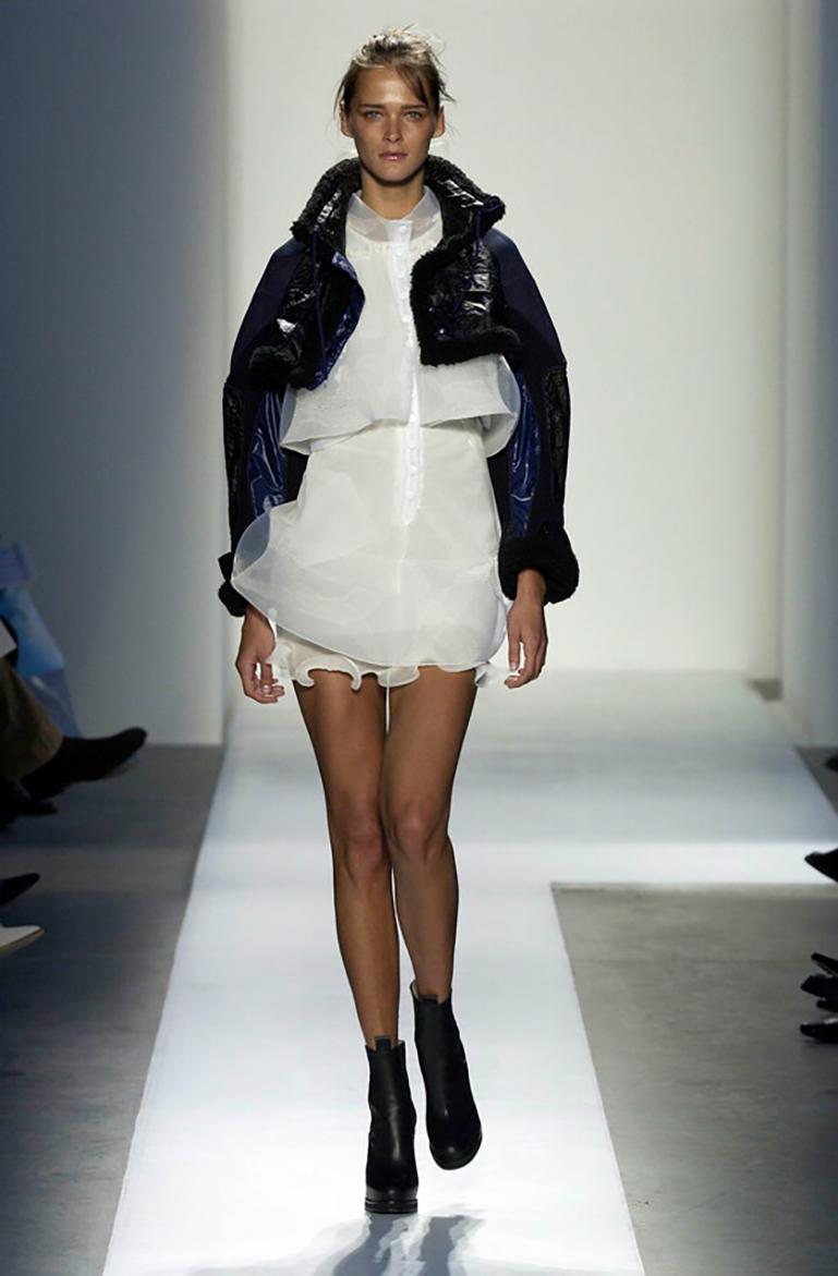 Women's Balenciaga by Nicolas Ghesquière FW 2003 Runway Black Leather Chelsea Boots For Sale