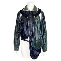 Balenciaga by Nicolas Ghesquière FW 2003 Pasarela Chaqueta "Paracaídas" Patchwork