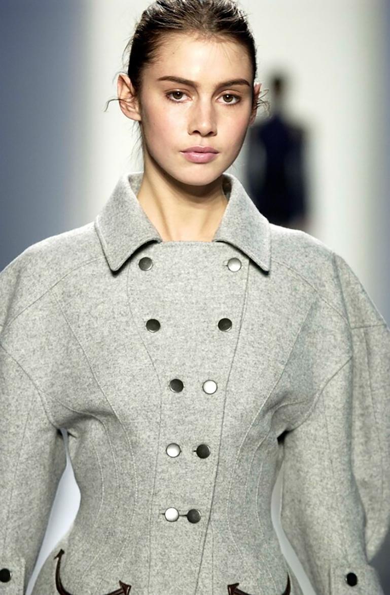 Balenciaga by Nicolas Ghesquière FW 2003 Western Inspired Hourglass Shape Jacket 7