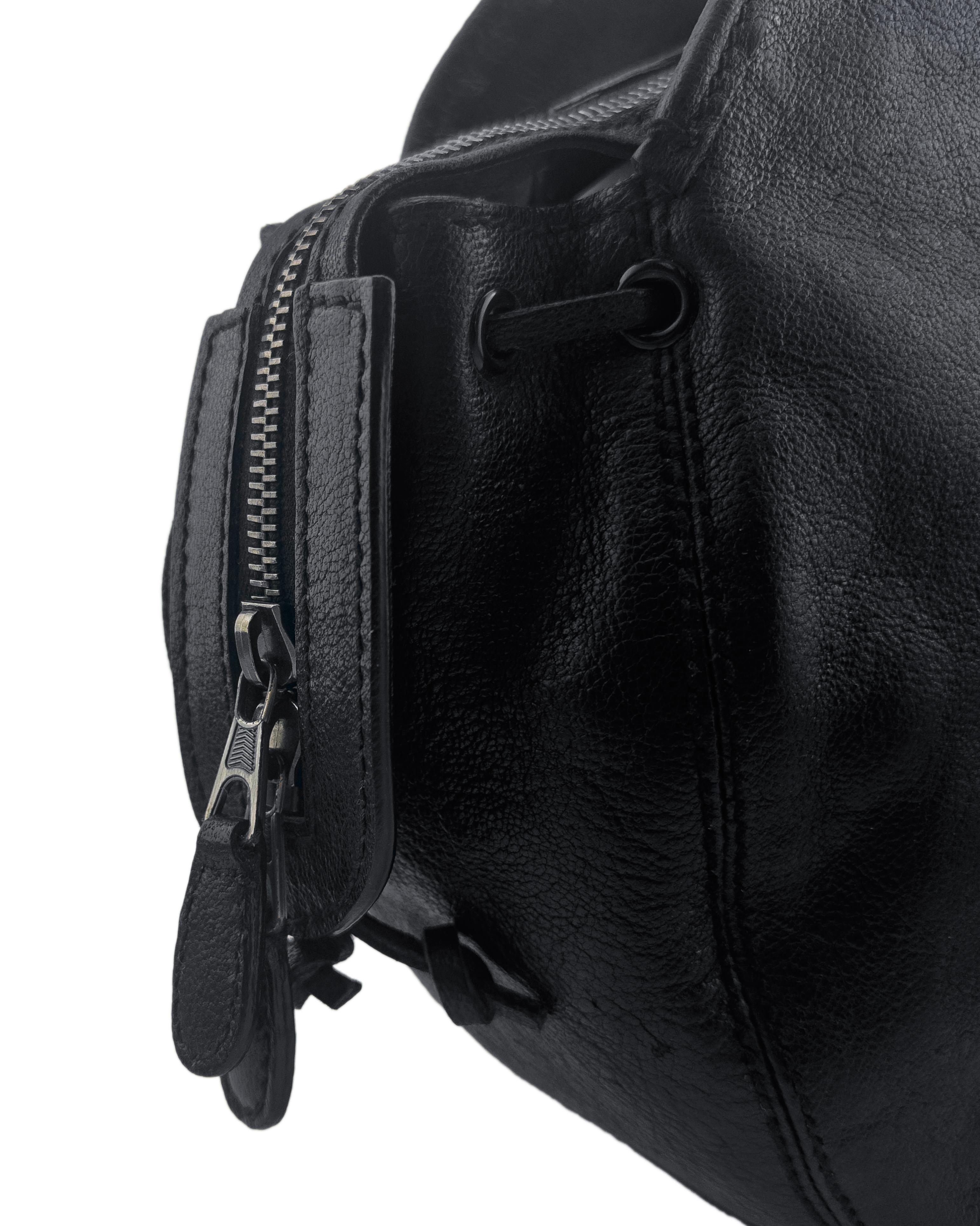 Balenciaga by Nicolas Ghesquière FW 2004 Bolso Casco Aviador Negro 2