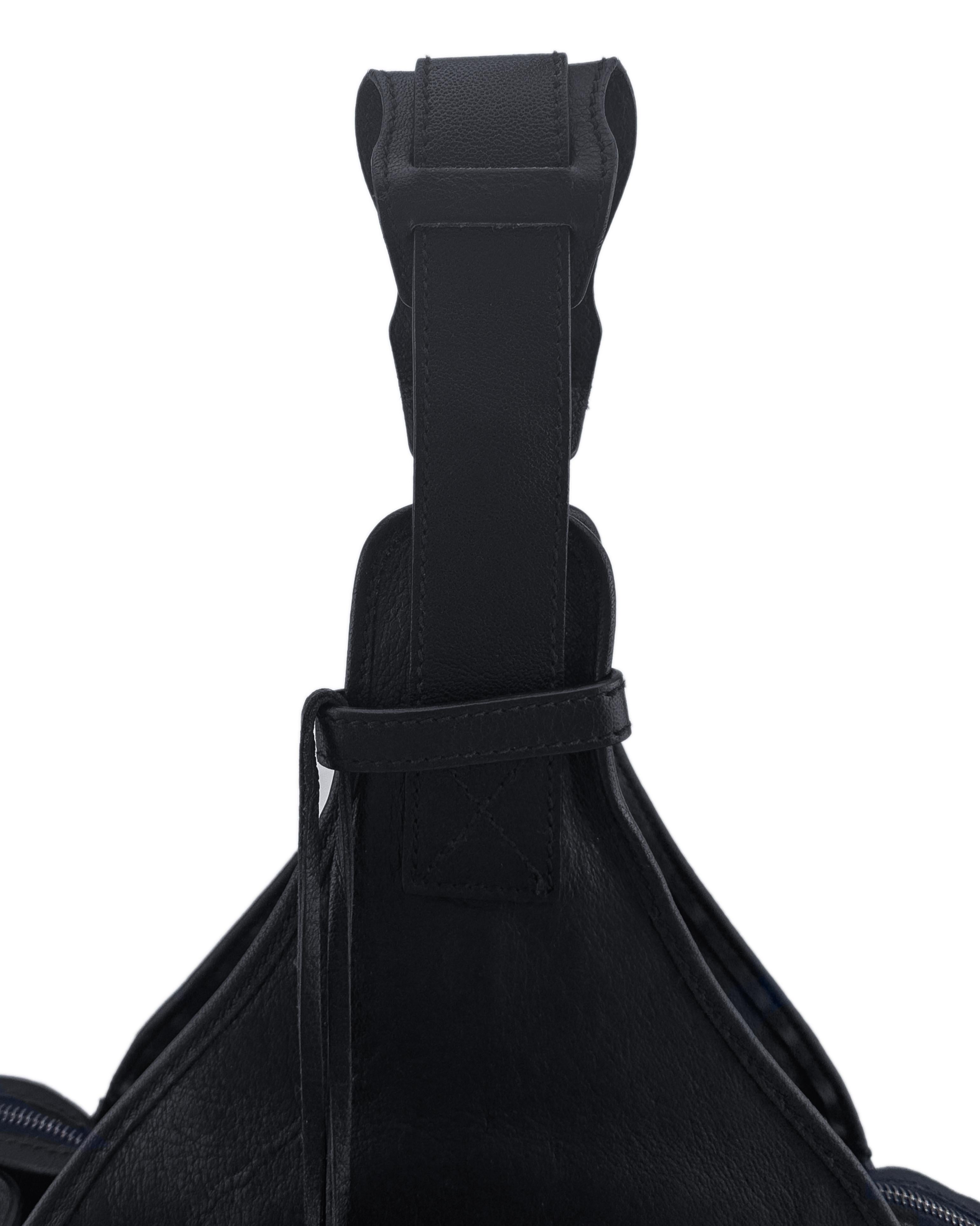 Balenciaga by Nicolas Ghesquière FW 2004 Bolso Casco Aviador Negro 3