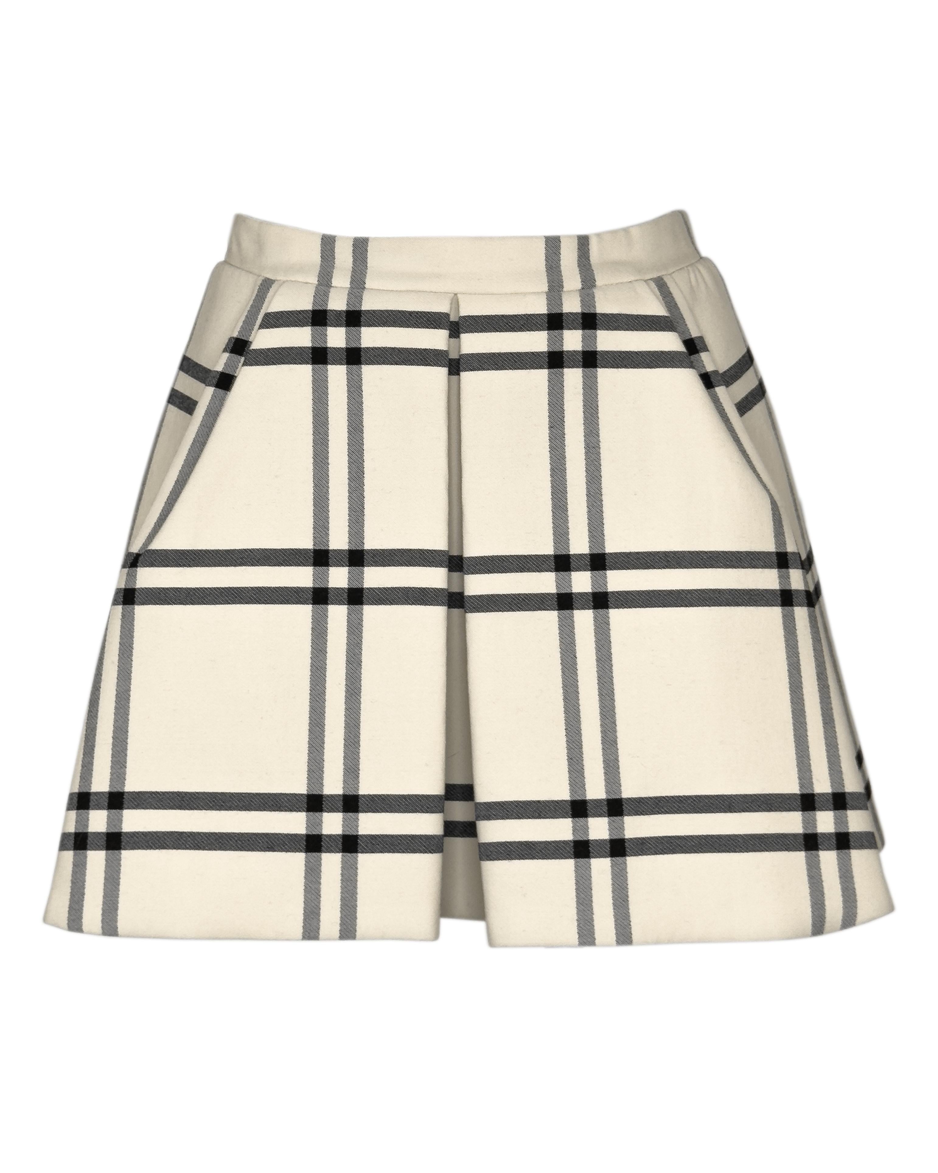 Balenciaga by Nicolas Ghesquière FW 2006 Runway Combinaison veste et jupe en laine à carreaux en vente 5