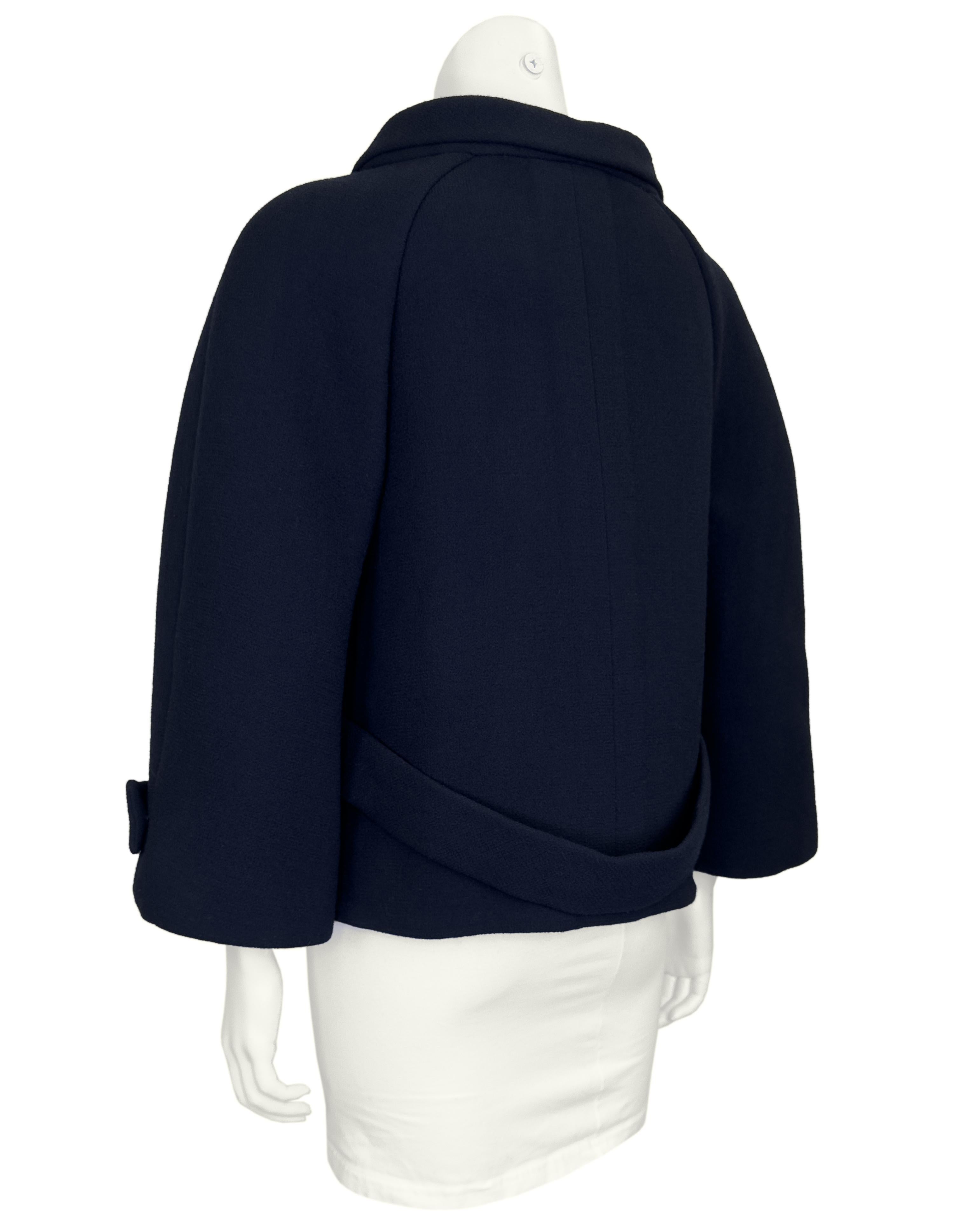 Balenciaga by Nicolas Ghesquière FW 2006 Runway Wool Jacket w Jewelled Buttons In Excellent Condition In Toronto, Ontario