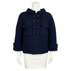 Balenciaga by Nicolas Ghesquière FW 2006 Runway Wool Jacket w Jewelled Buttons