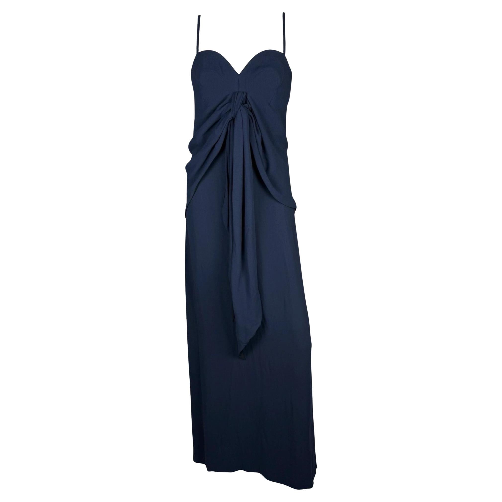 Balenciaga by Nicolas Ghesquière Navy Gown, 2008