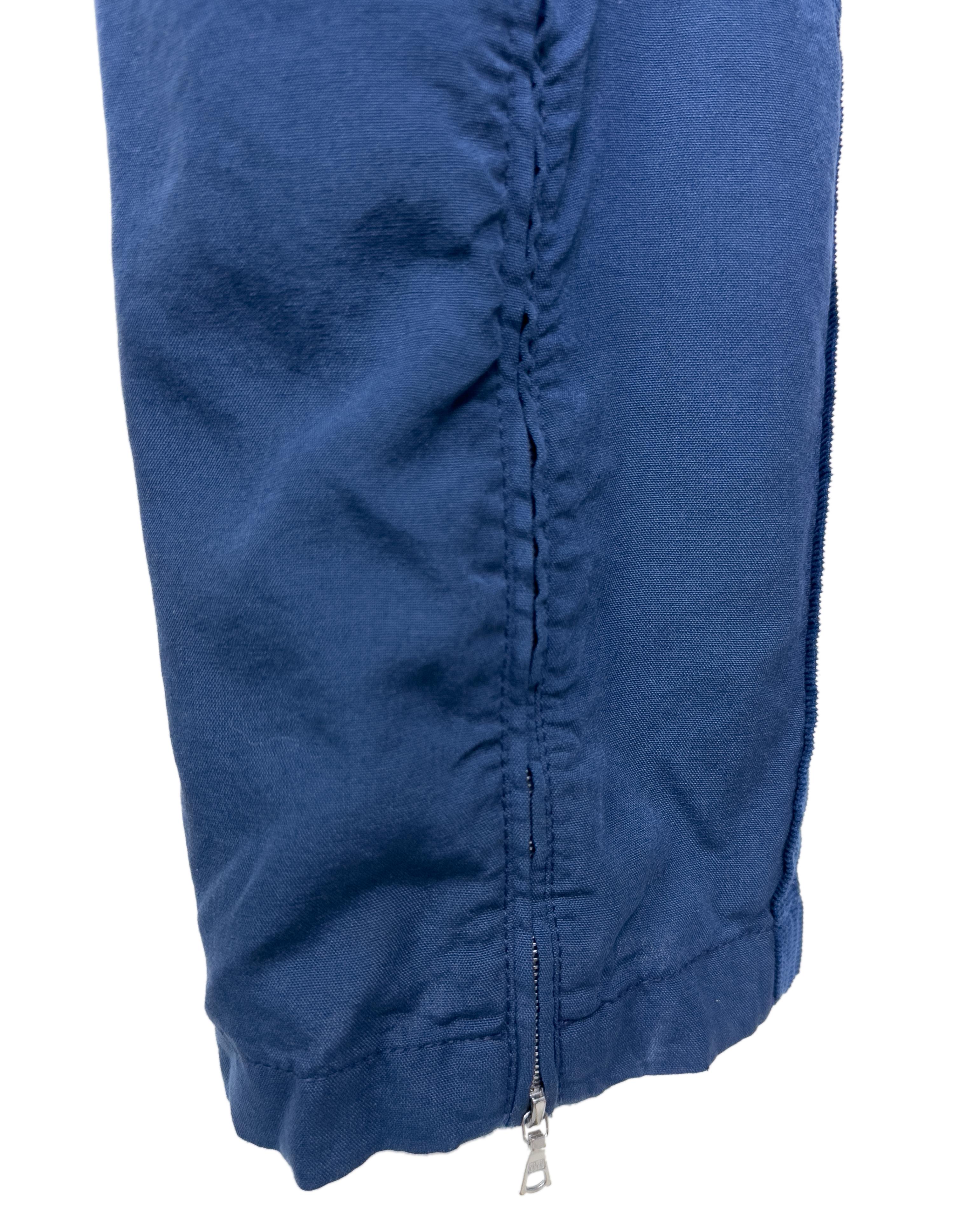 Balenciaga by Nicolas Ghesquiere S/S 2002 Blue Cotton and Corduroy Cargo Pants in vendita 5