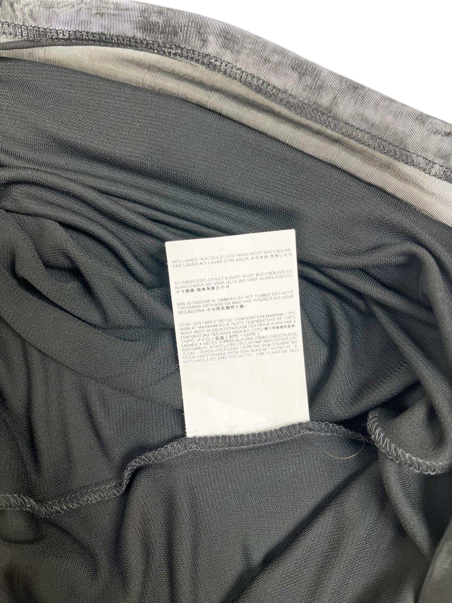 Balenciaga by Nicolas Ghesquière S/S 2010 - Robe en soie à pans noirs et verts en vente 3