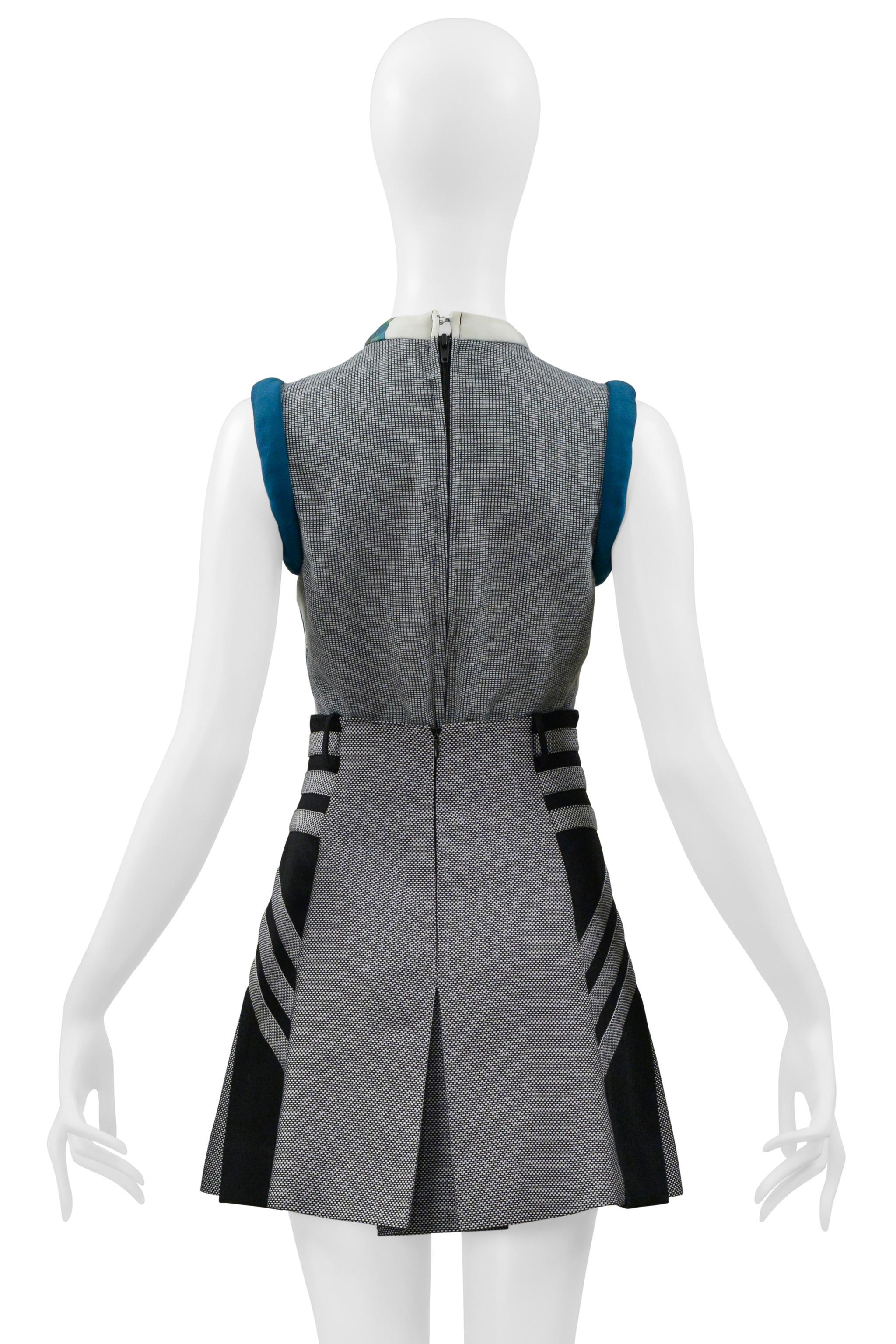 Balenciaga By Nicolas Ghesquiere Scuba Top & Skirt 2003 For Sale 5