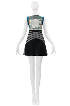 Balenciaga By Nicolas Ghesquiere Scuba Top & Skirt 2003