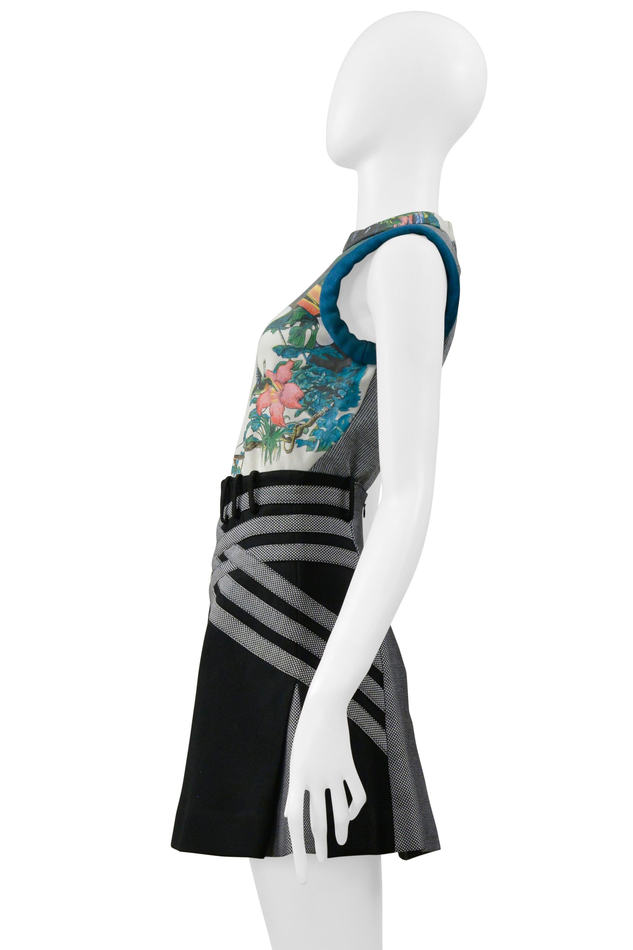 Balenciaga By Nicolas Ghesquiere Scuba Top & Skirt 2003 For Sale 1