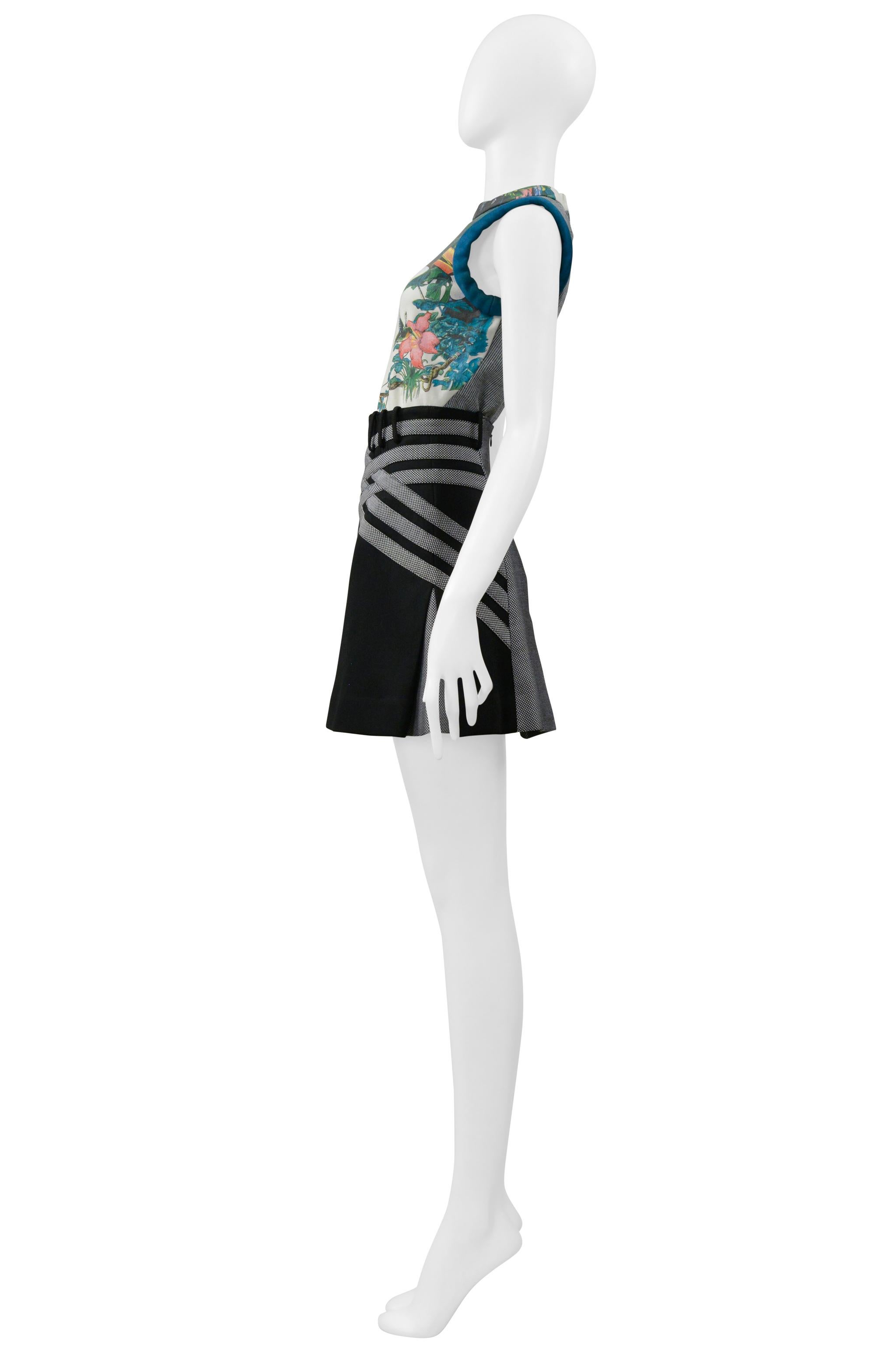 Balenciaga By Nicolas Ghesquiere Scuba Top & Skirt 2003 For Sale 3