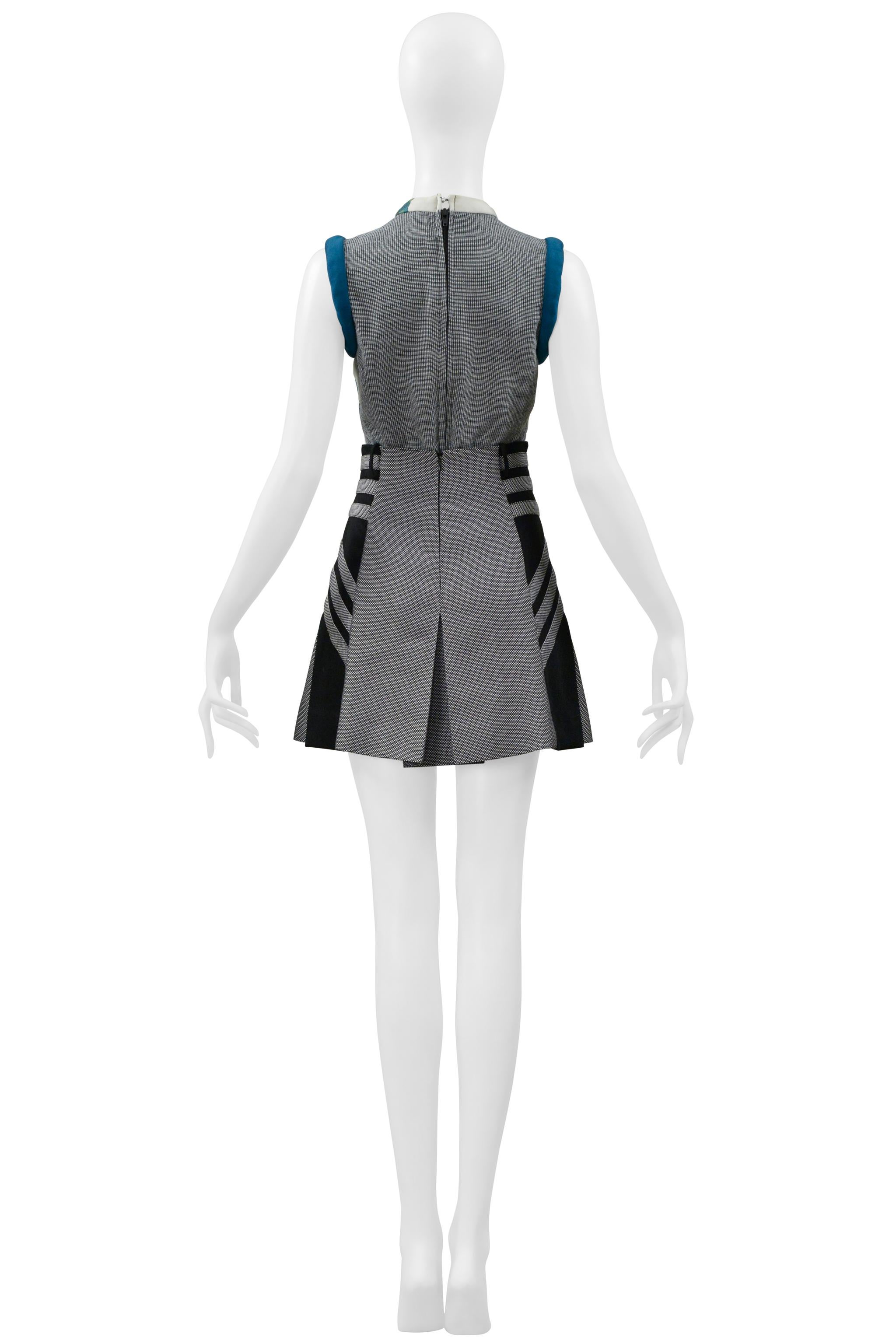 Balenciaga By Nicolas Ghesquiere Scuba Top & Skirt 2003 For Sale 4