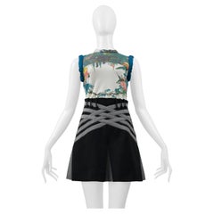 Balenciaga By Nicolas Ghesquiere Scuba Top & Skirt 2003