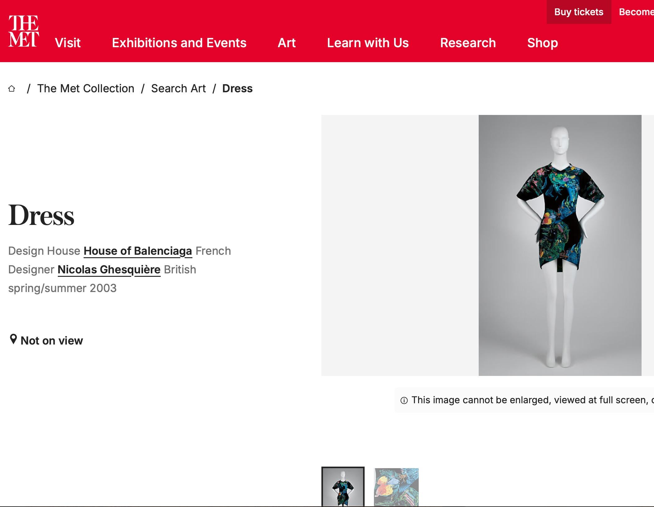 Balenciaga by Nicolas Ghesquiere Spring 2003 Runway Jungle Scuba Print Dress (Robe imprimée en scuba) en vente 1