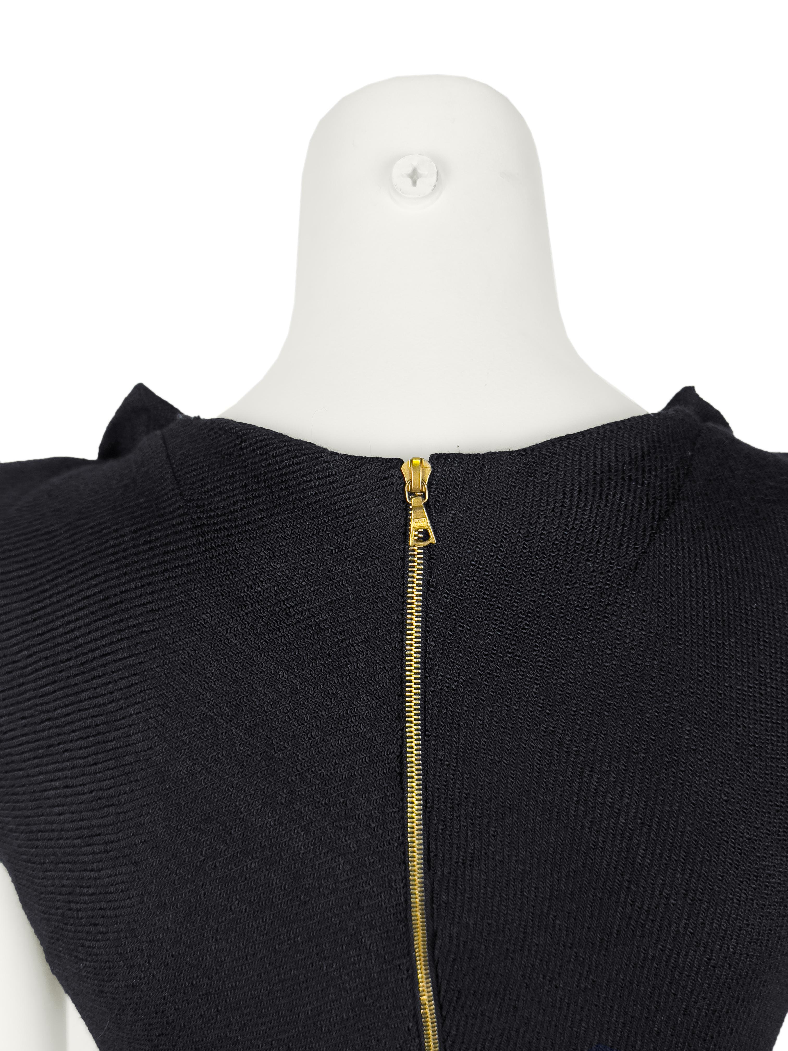 Balenciaga by Nicolas Ghesquière - Abito con zip a spirale in seta Primavera Estate 2005 in vendita 4