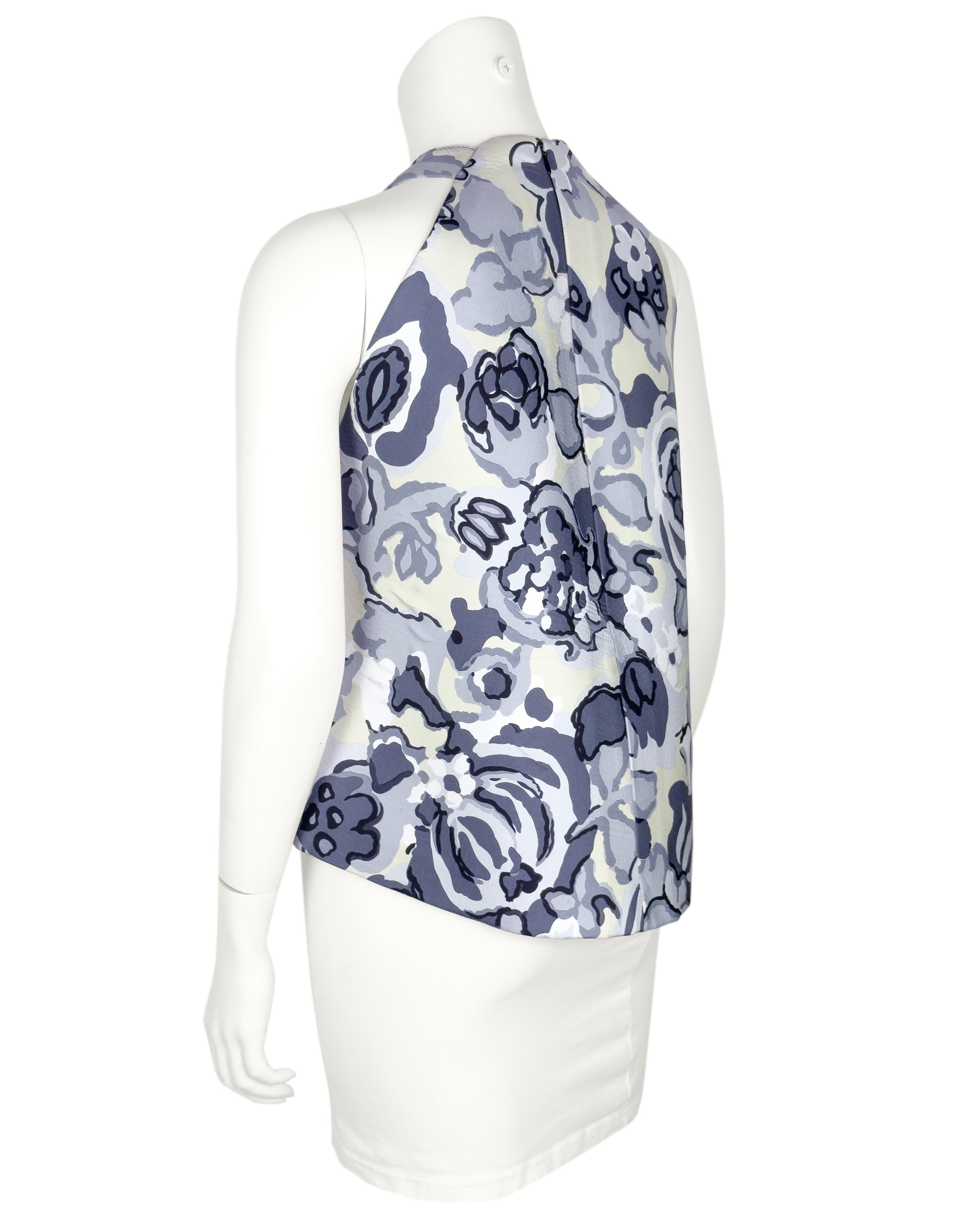 Balenciaga by Nicolas Ghesquière Spring Summer 2008 - Top dos nu en néoprène avec laçage Excellent état - En vente à Toronto, Ontario