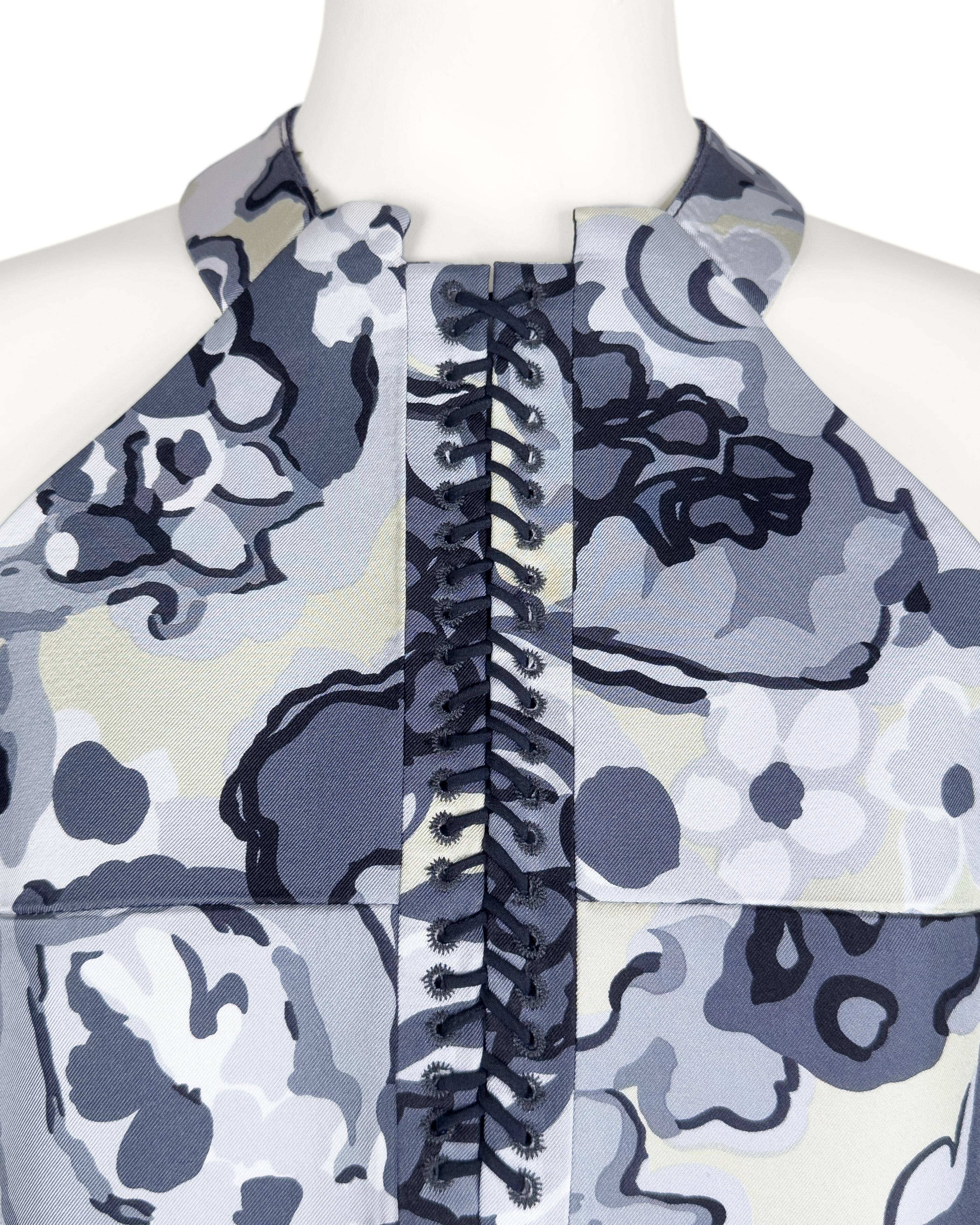 Balenciaga by Nicolas Ghesquière Spring Summer 2008 - Top dos nu en néoprène avec laçage Pour femmes en vente