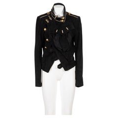 BALENCIAGA BY NICOLAS GHESQUIÈRE SS 05 Icónica y rara chaqueta naval de ante