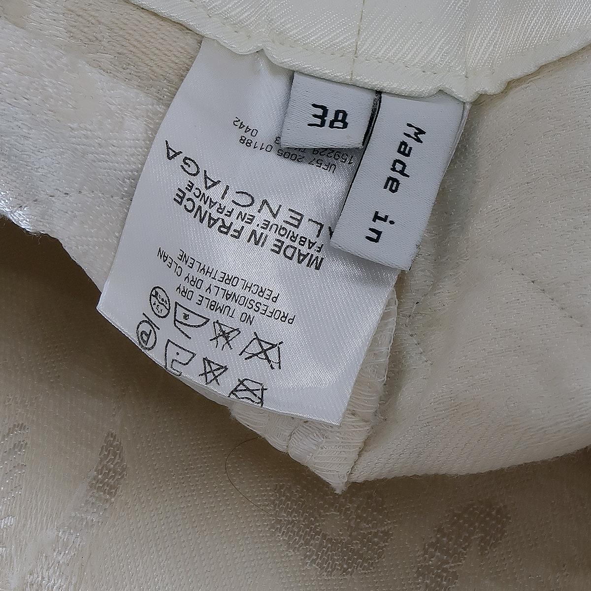Balenciaga by Nicolas Ghesquière SS-2006 Wool & Cotton Trousers For Sale 7