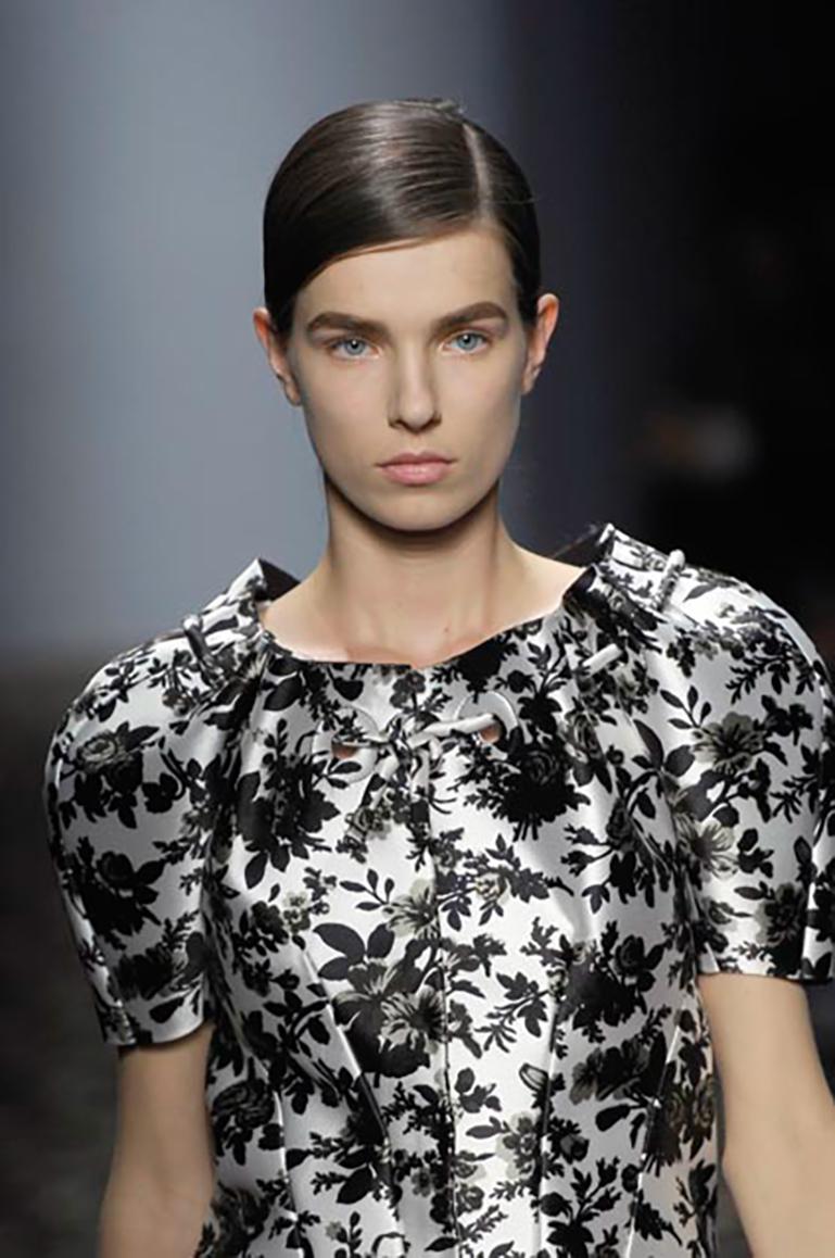 Balenciaga by Nicolas Ghesquiere SS 2008 Giacca floreale in seta e neoprene / Top In condizioni ottime in vendita a Toronto, Ontario