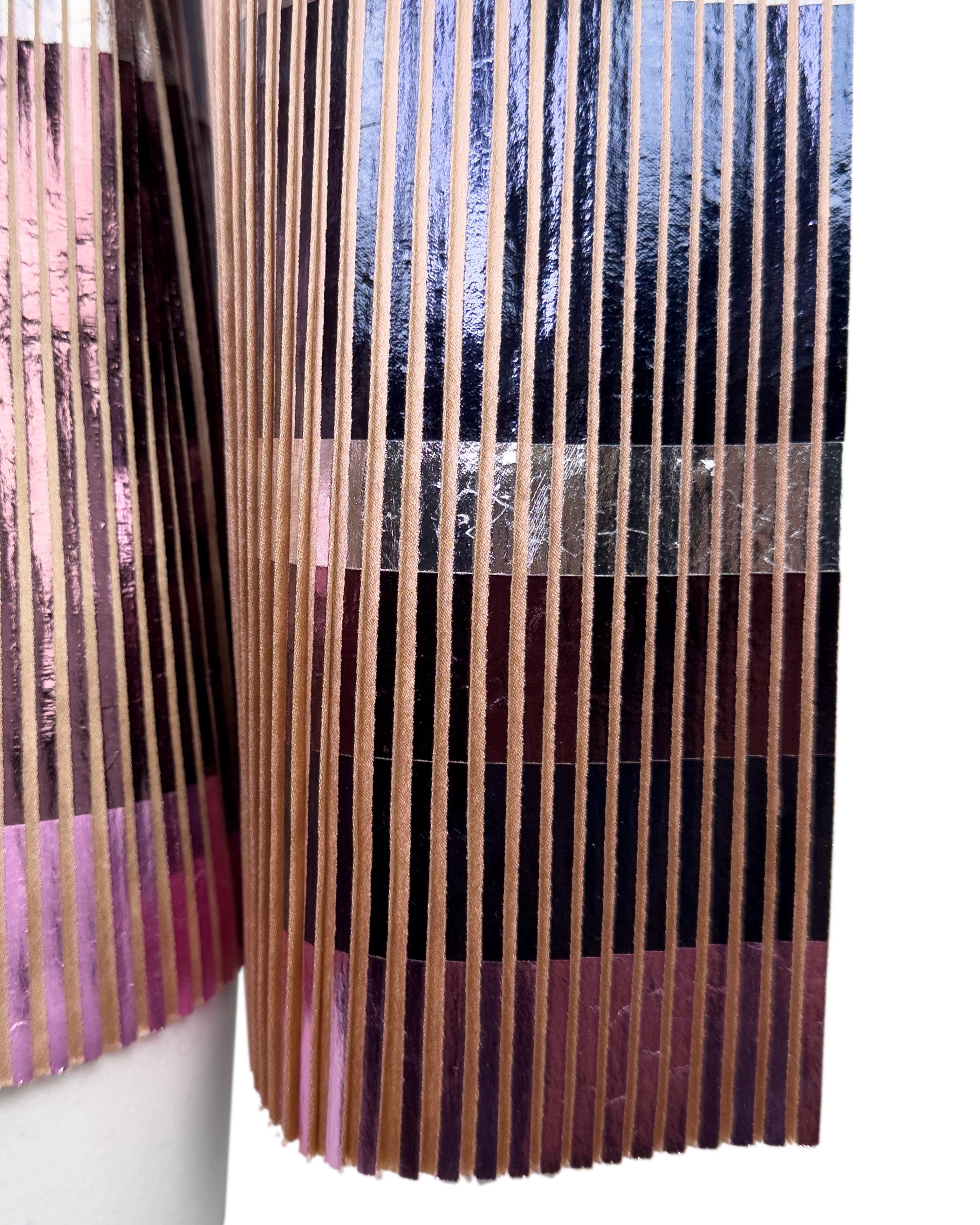 Balenciaga by Nicolas Ghesquière SS 2009 Runway Metallic Pleated Jacket For Sale 4