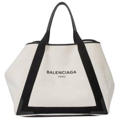 Balenciaga Cabas MM in white canvas