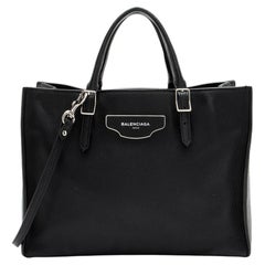 Balenciaga Calfskin Papier A6 Zip Around Tote