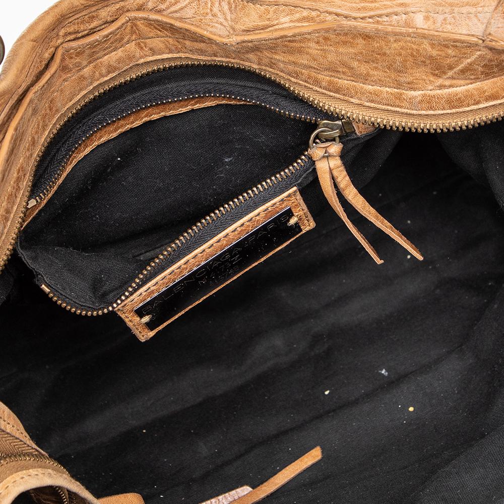 Balenciaga Caramel Chevre Leather BH City Bag 2