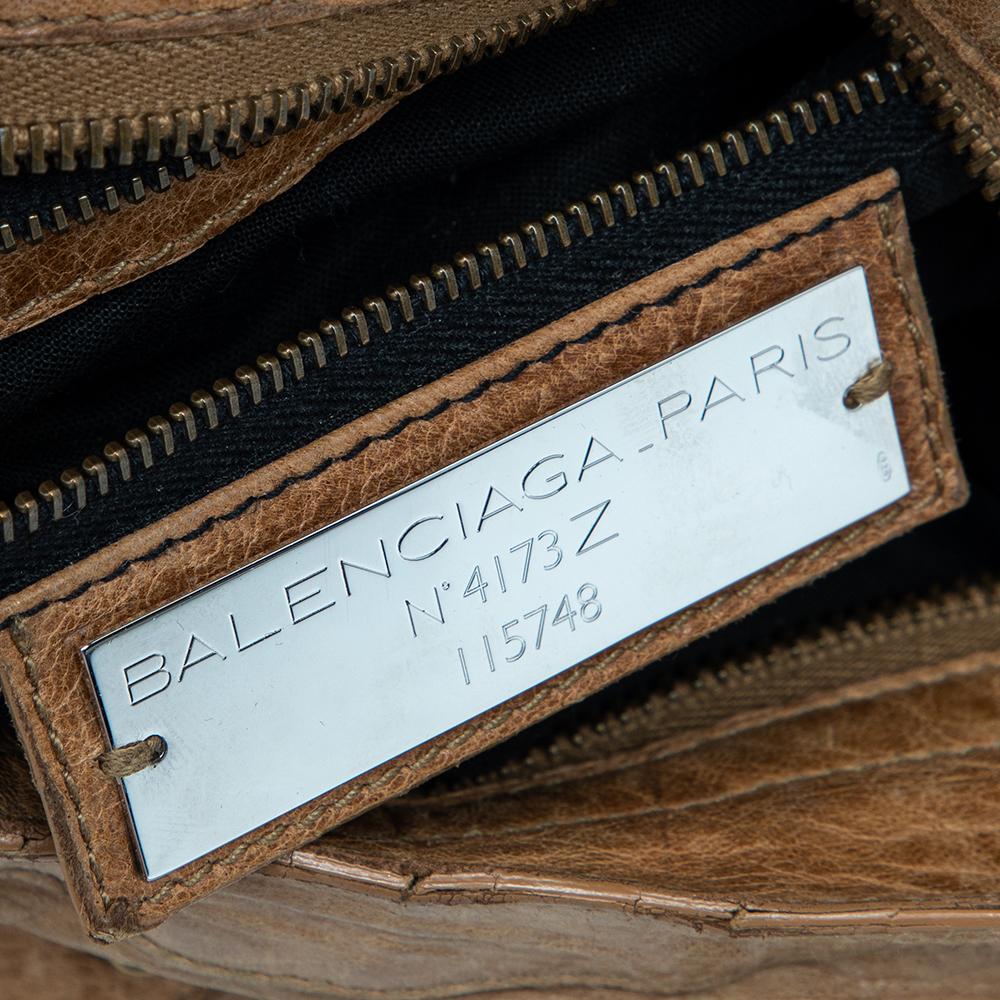 Balenciaga Caramel Chevre Leather BH City Bag 3