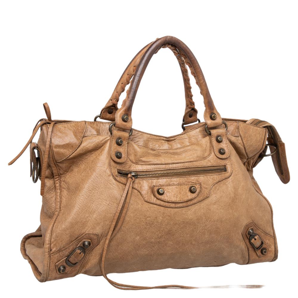 balenciaga chevre leather