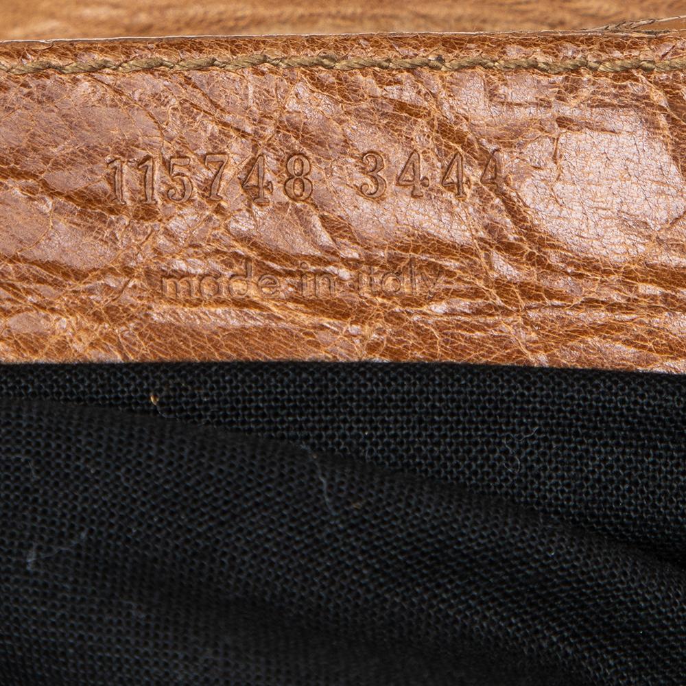 Brown Balenciaga Caramel Chevre Leather BH City Bag