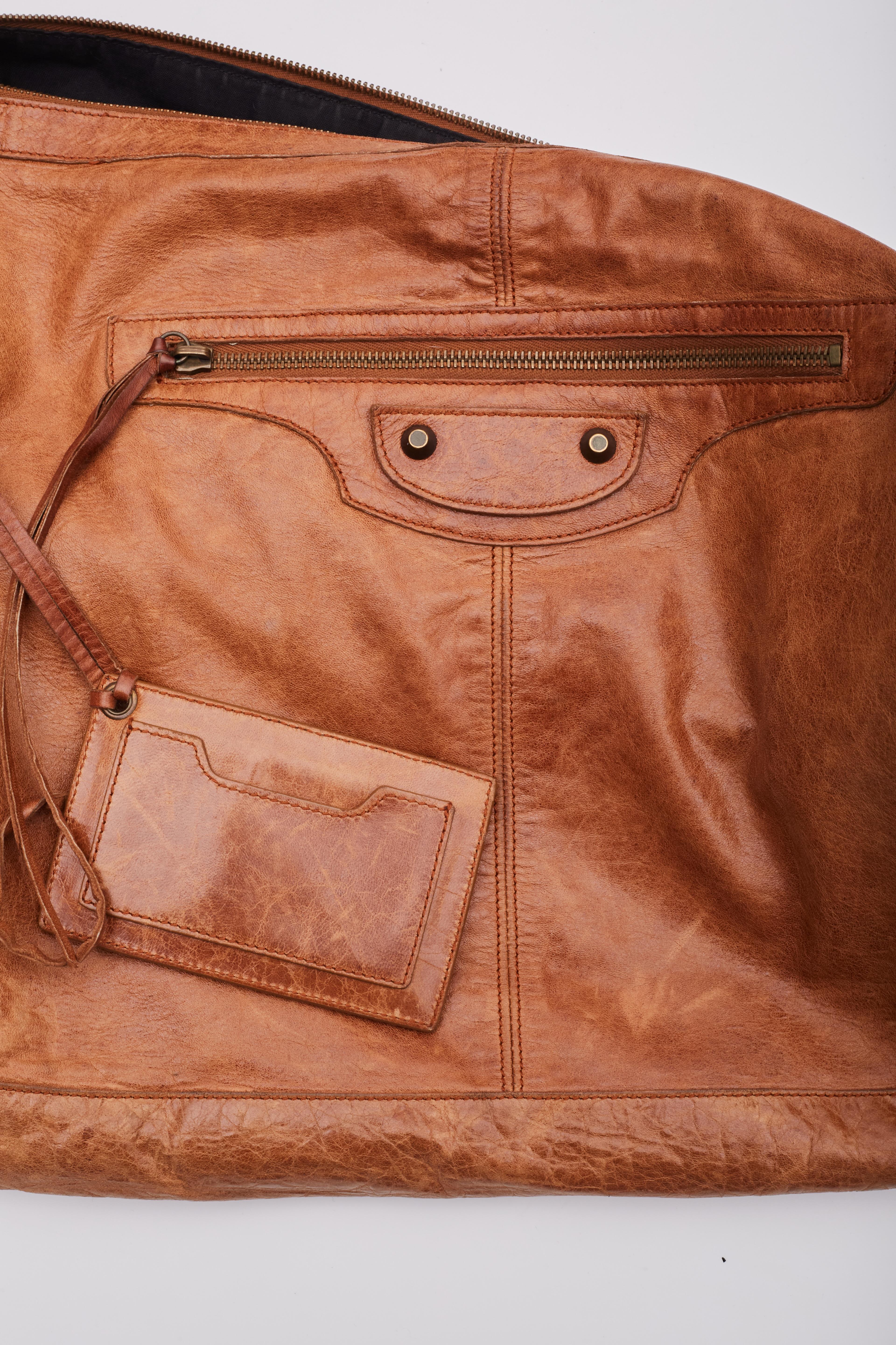 Balenciaga Caramel Leather Agneau Classic Hardware Day Hobo Bag 5