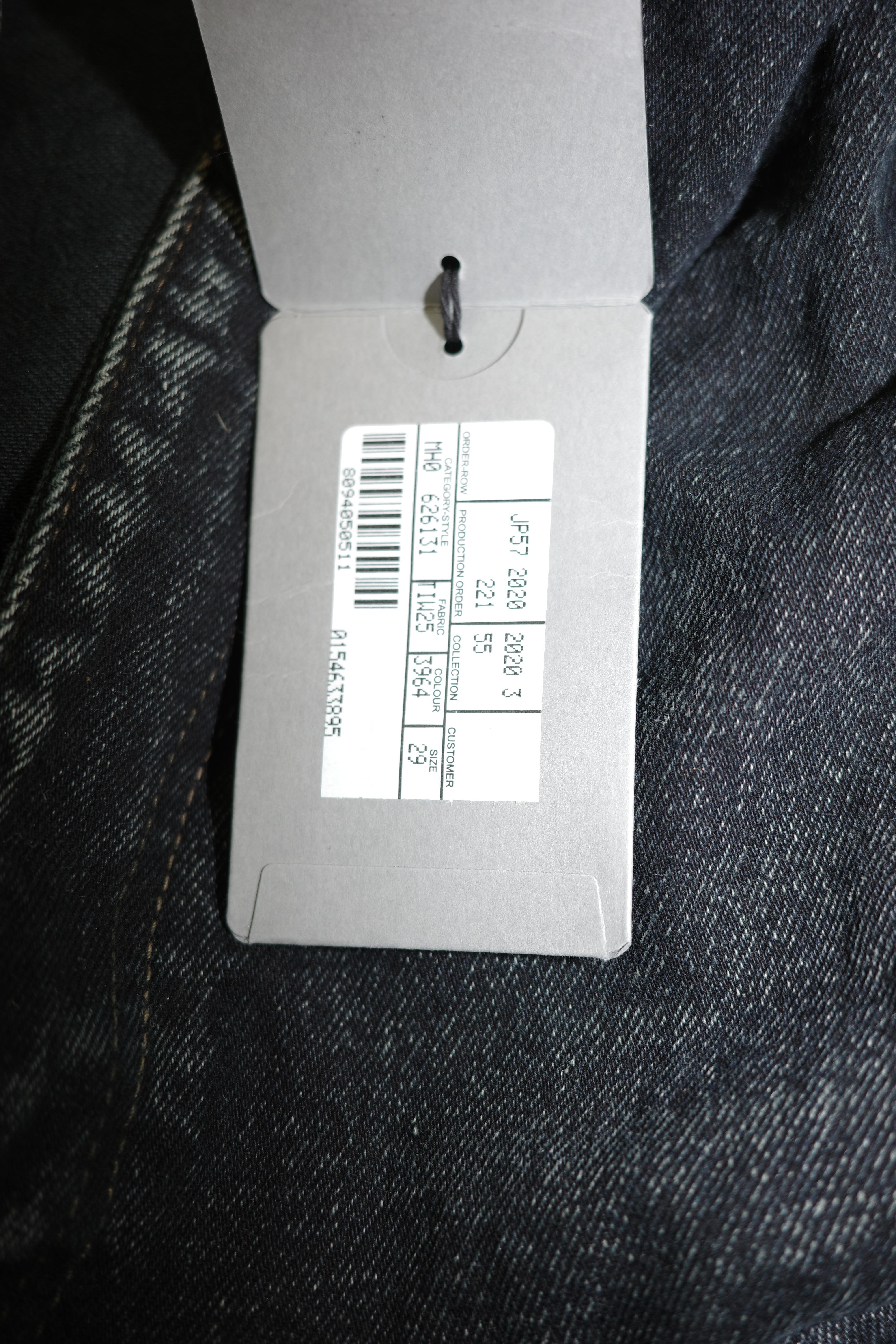 BALENCIAGA Cargo Baggy-Hose aus dunkelblauem Denim im Angebot 7