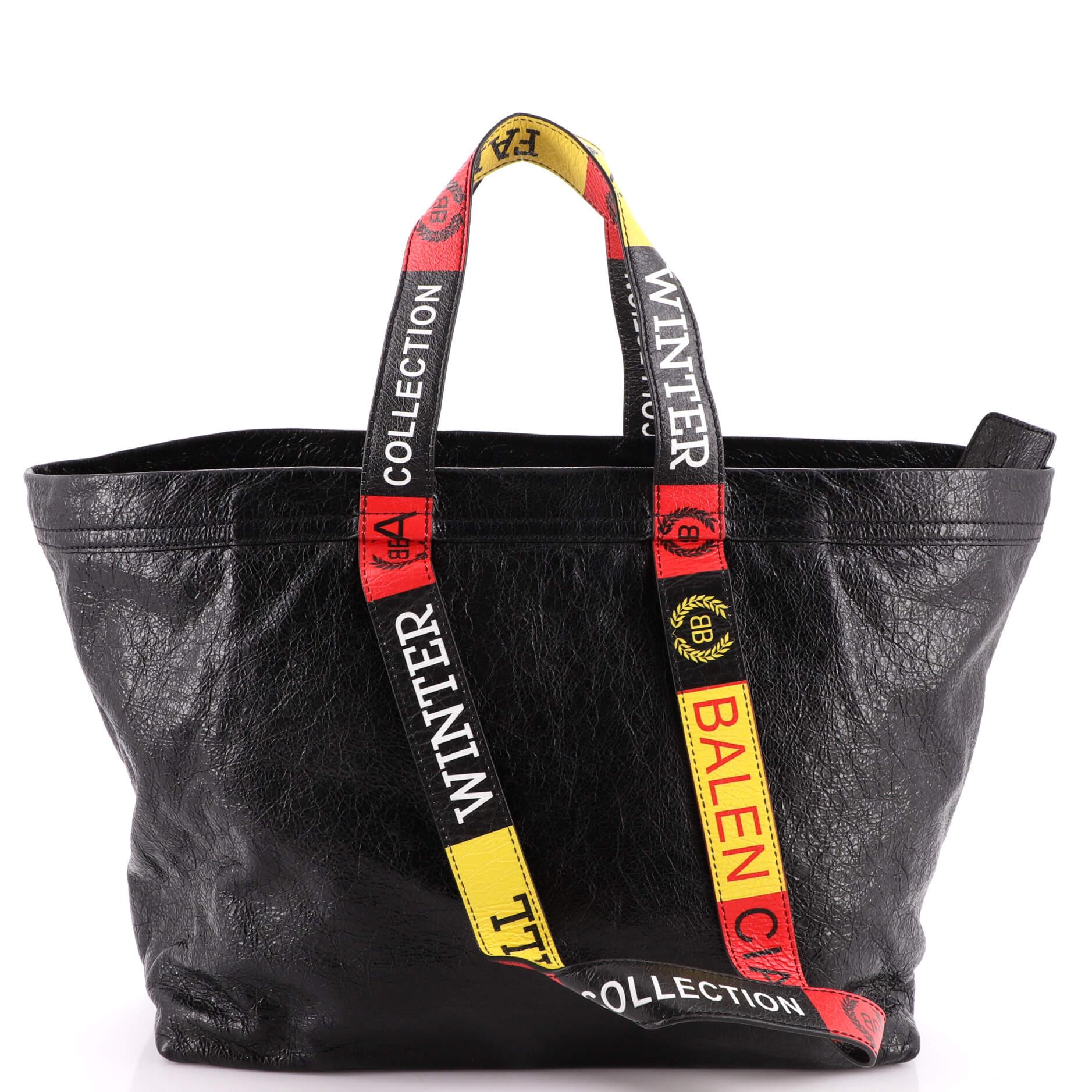 Balenciaga Carry Shopper Tote Leather Large