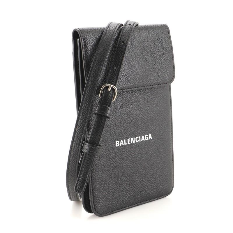 Balenciaga Cash Phone and Card Holder Leather