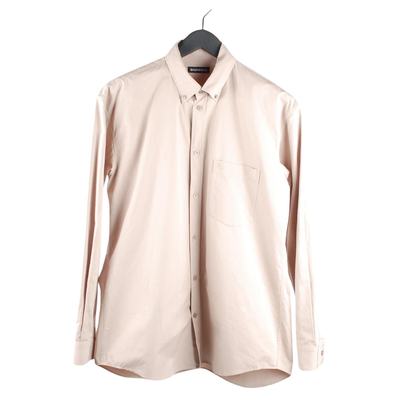 Balenciaga casual Men Shirt Size 37/XLarge, S1003 For Sale
