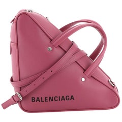 Balenciaga Chain Triangle Duffle Bag Leather Small