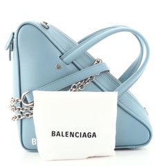 Balenciaga Chain Triangle Duffle Bag Leather XS