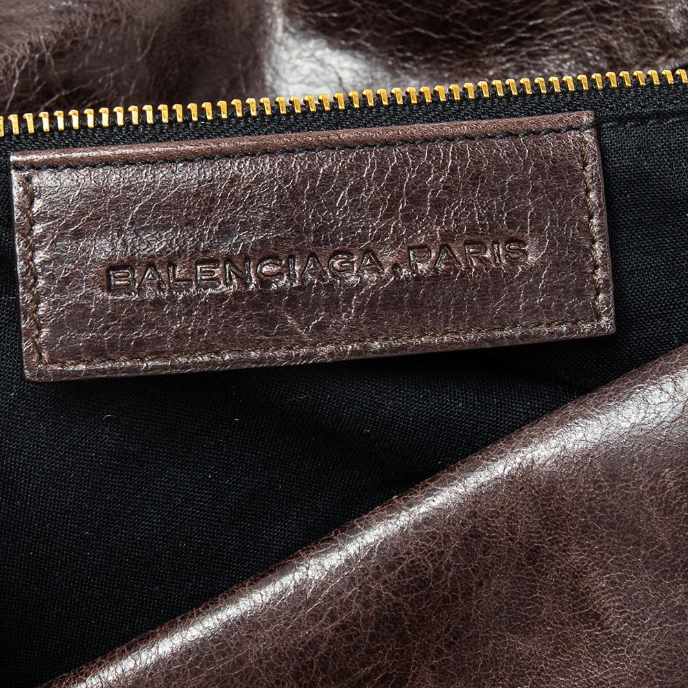 Balenciaga Charbon Leather GH Midday Bag 6