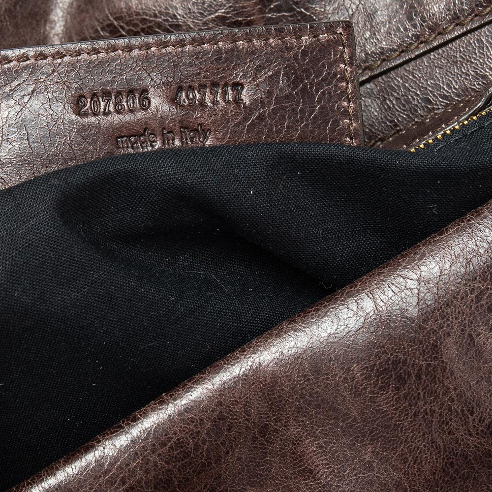 Balenciaga Charbon Leather GH Midday Bag 7