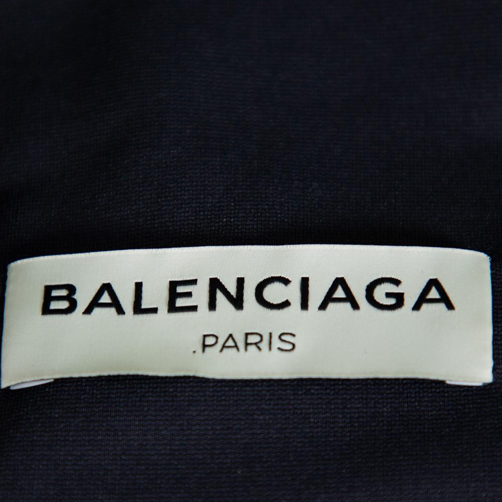 Women's Balenciaga Charcoal Grey Knit One Shoulder Top S