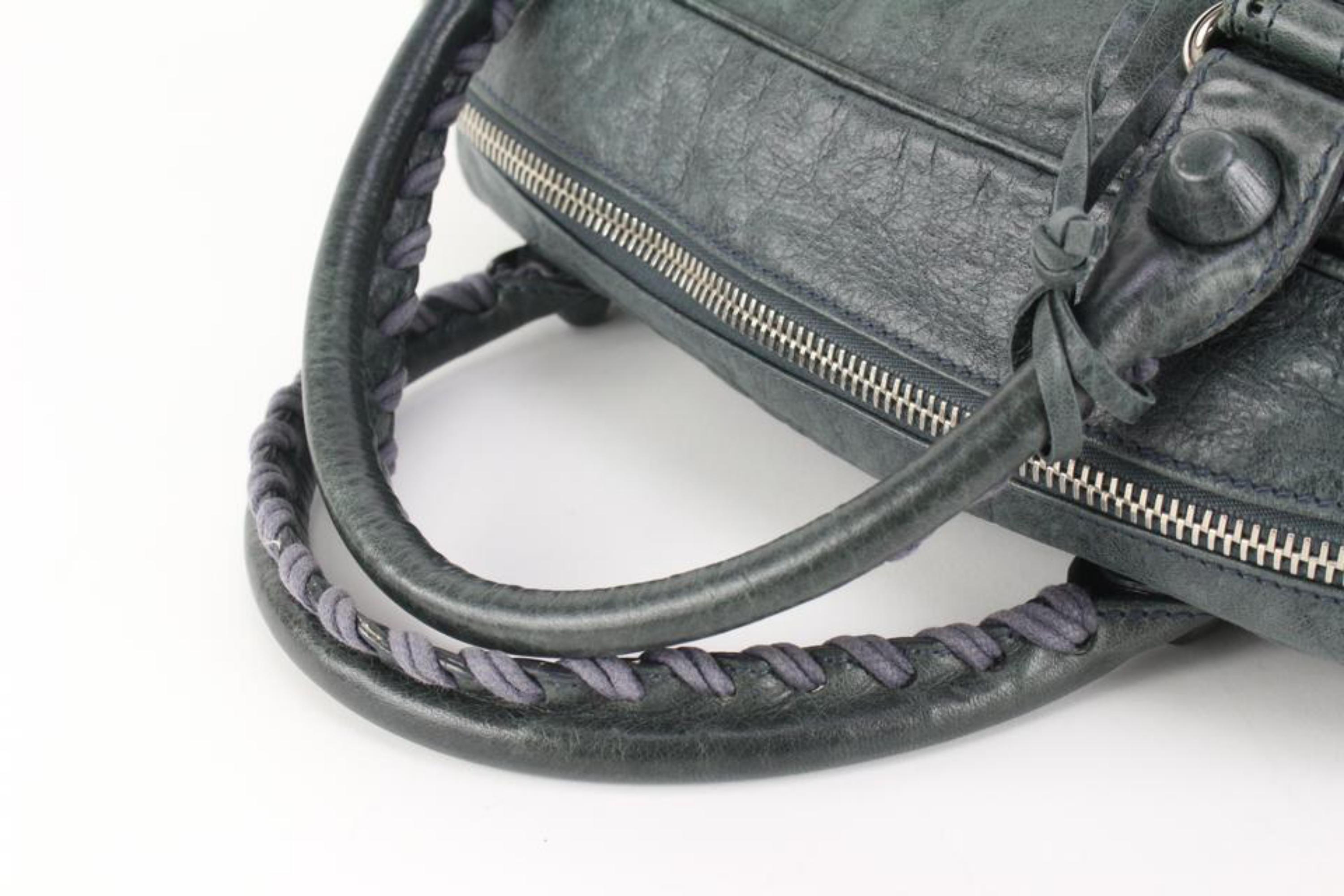 Balenciaga - Porte-documents The Office Giant Attache gris anthracite 32ba54s en vente 2