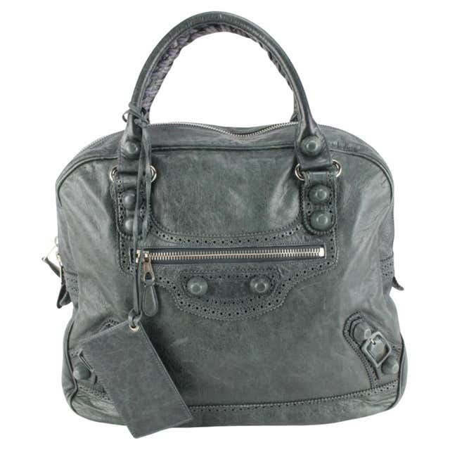 Vintage Martin van Schaak Black Leather Handbag with Eagle Brooch at ...