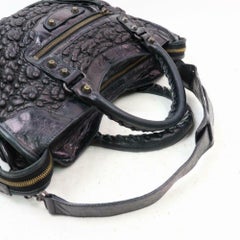 Balenciaga Cinched The City 2way 870339 Black Leather Shoulder Bag