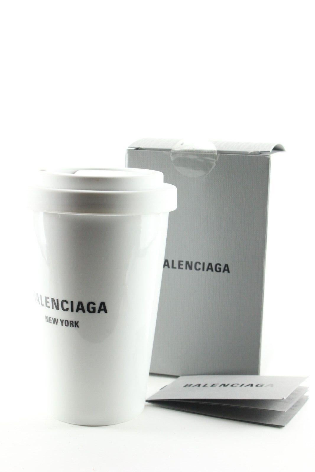 Balenciaga Cities New York Coffee Mug 100% Authentic BNIB 2BA523K For Sale 8