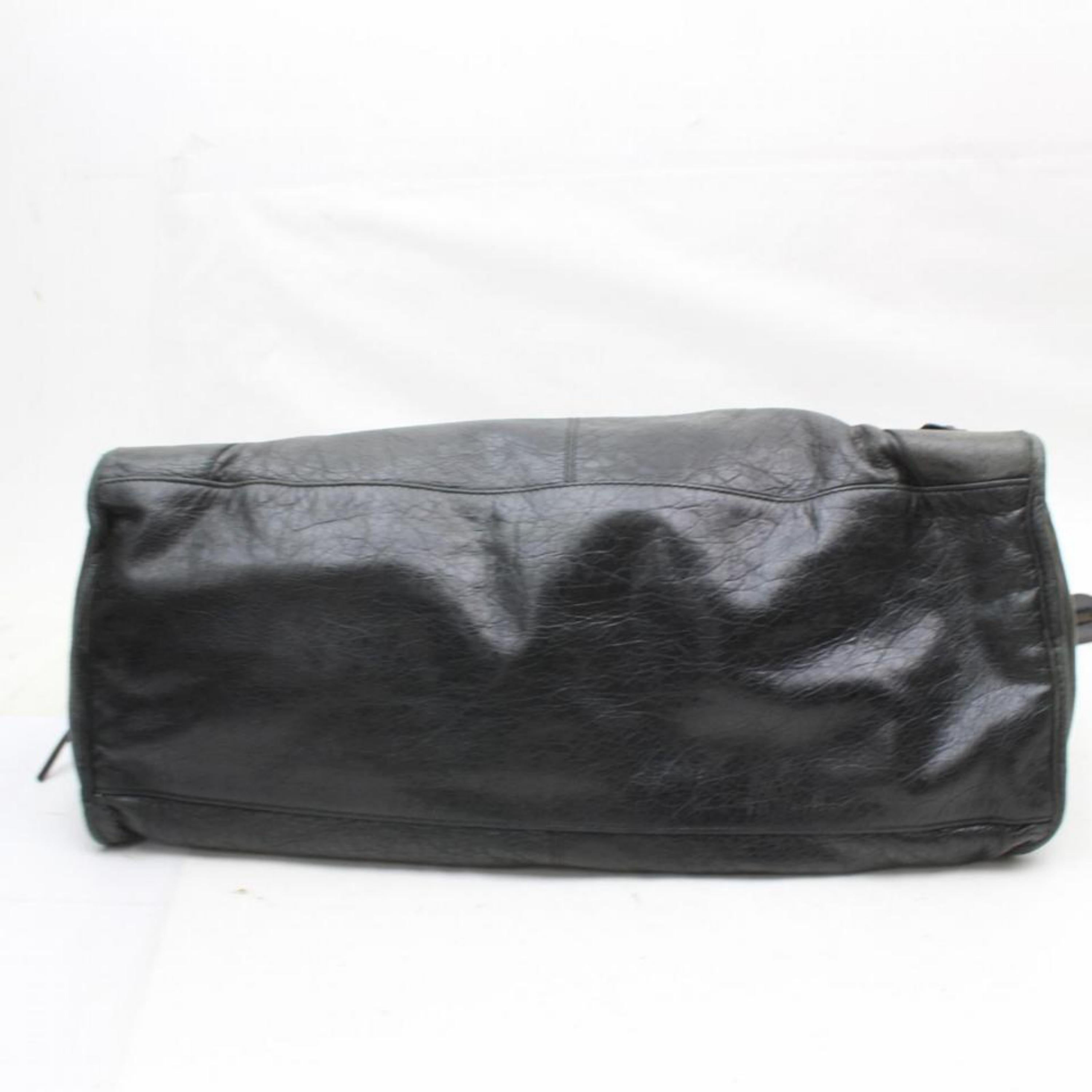 Balenciaga City 2way 869255 Black Leather Shoulder Bag 3
