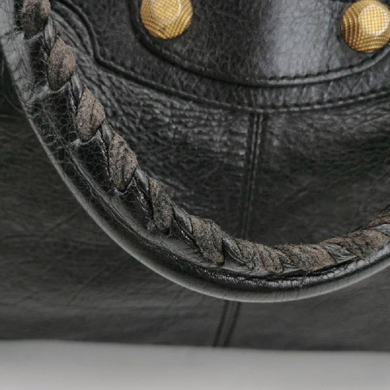 Balenciaga City Bag Borsa nera con finiture dorate Borsa grande 3